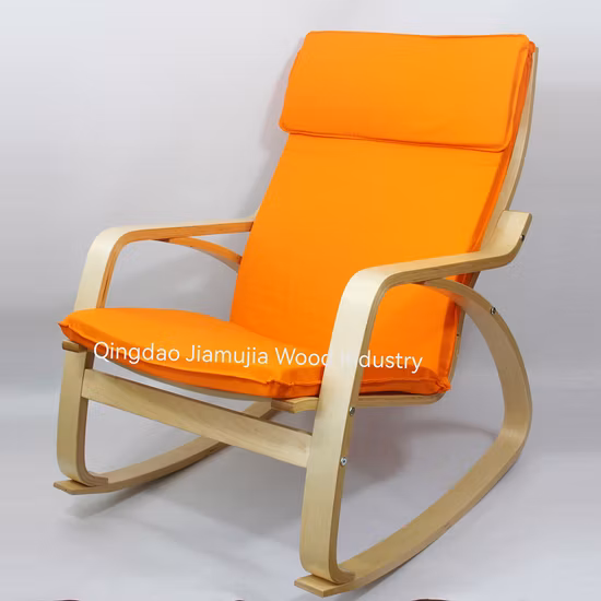 Modren Style Comfort Bend Wood Rocking Chair