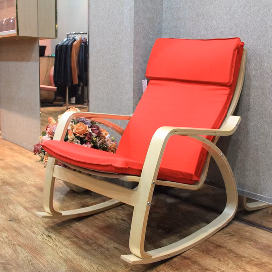 Modren Style Comfort Bend Wood Rocking Chair