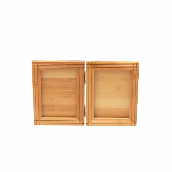 Marco de fotos de grano de madera 3D Marcos de fotos de plástico Decoración para el hogar