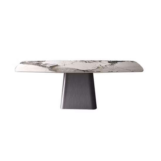 Muebles de hotel y restaurante de lujo personalizar tapa de mármol con mesa de comedor de madera