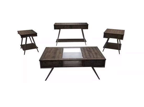 Muebles de sala de estar Mesa de café Mesa auxiliar Soporte de TV Muebles de madera maciza