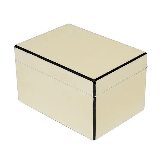 Caja de regalo de embalaje de almacenamiento de exhibición de joyería de relojes de madera con acabado de piano marrón antiguo